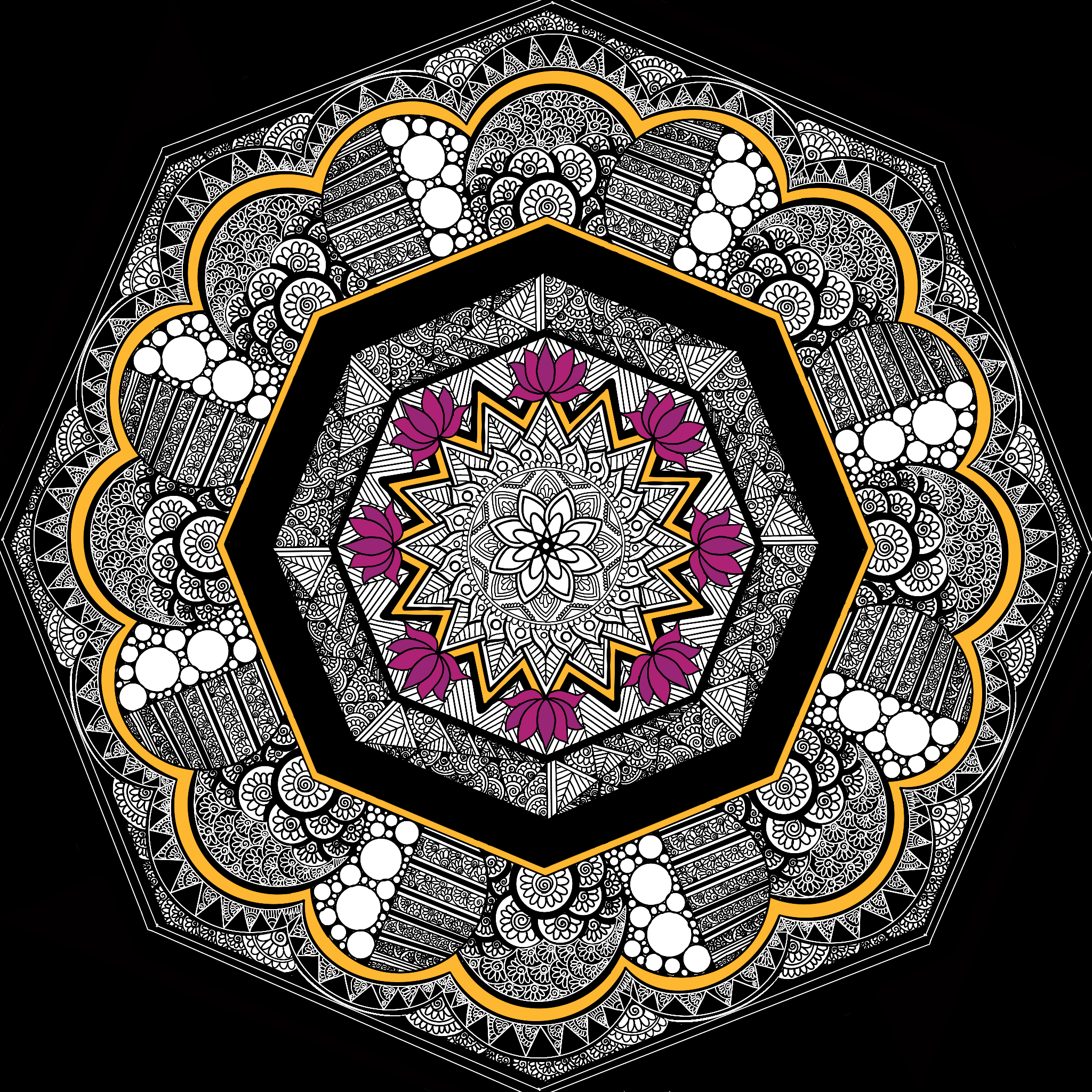 Colorful Circular Mandala