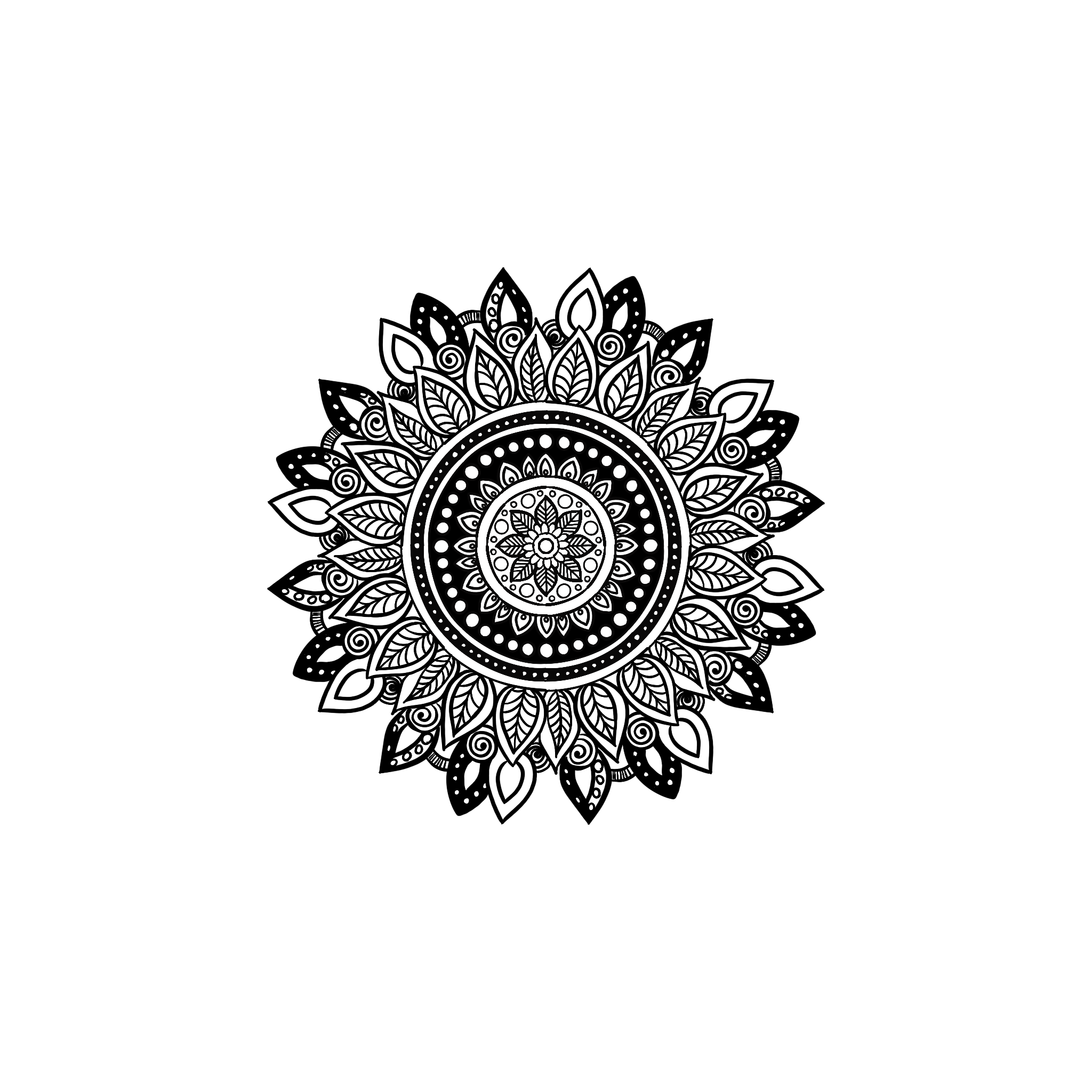 Symmetric Crane and Peacock Motif