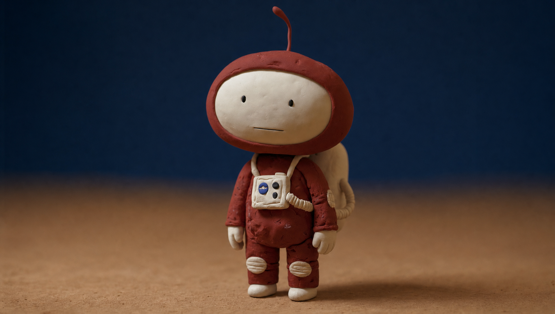 Spaced Out and Found - Clay stop-motion character